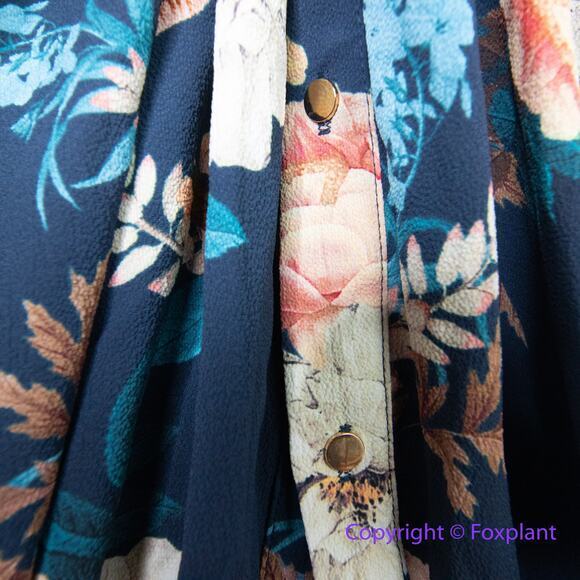 New! City Chic dress‎ navy blue majestic floral, size 20 - Picture 5 of 12